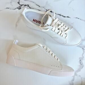 HUGO Boss Zero Tenn White Leather Sneakers Size 39
